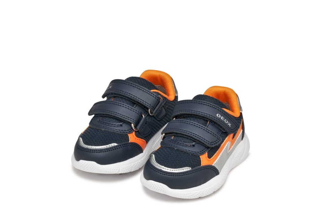 Geox Geox B SPRINTYE BOY C B564UC 0BC14 C0659 Boys Navy / Orange Trainer NAVY/ORANGE Boys