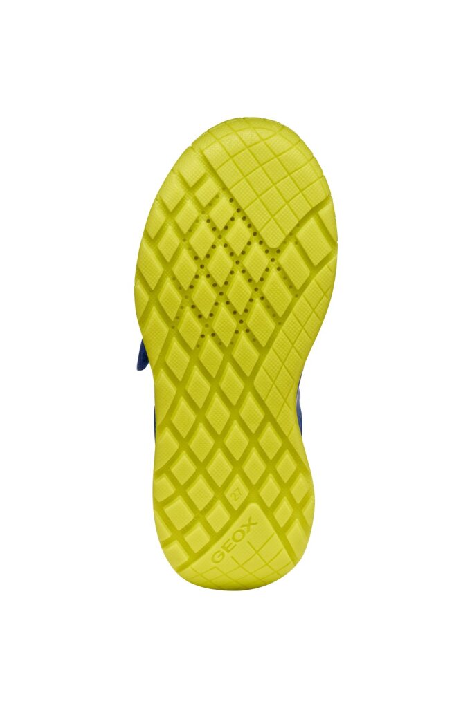 Geox Geox J Rann-E Boy J56NEA 065FU Royal/Lime Boys Trainer ROYAL/LIME Boys