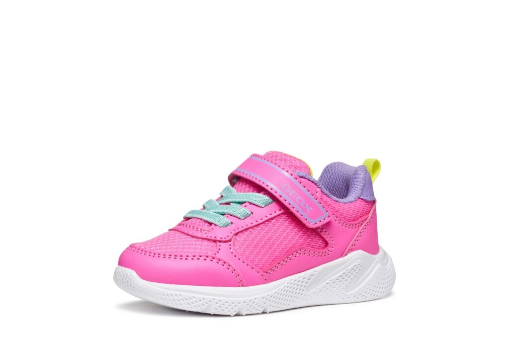 Geox Geox B SPRINTYE GIRL B  B564TB 0BC14 C8L8E Girls Fuchsia Trainer FLUO FUCHSIA/DK LILA Boys