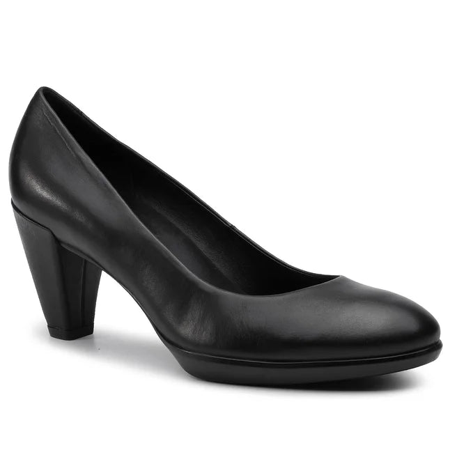 Ecco SHAPE 55 PLATEAU Black Court Shoe 26800301001