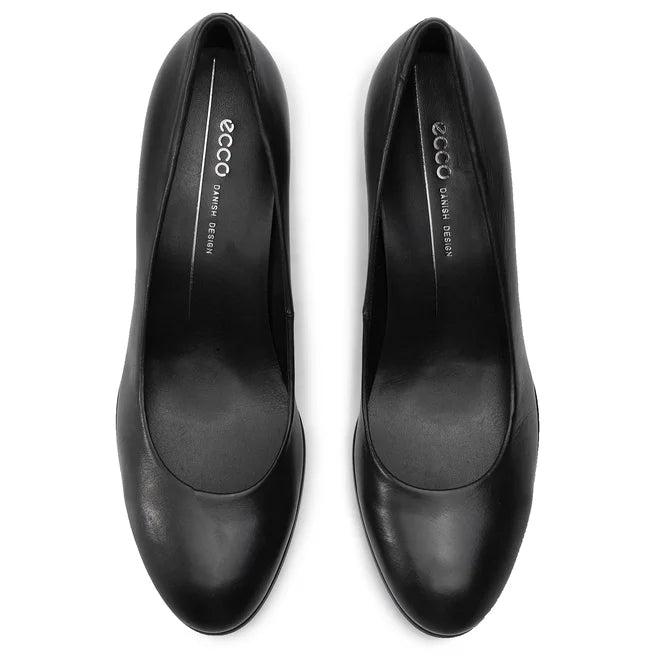 Ecco Ecco SHAPE 55 PLATEAU Black Court Shoe 26800301001 Black Ladies