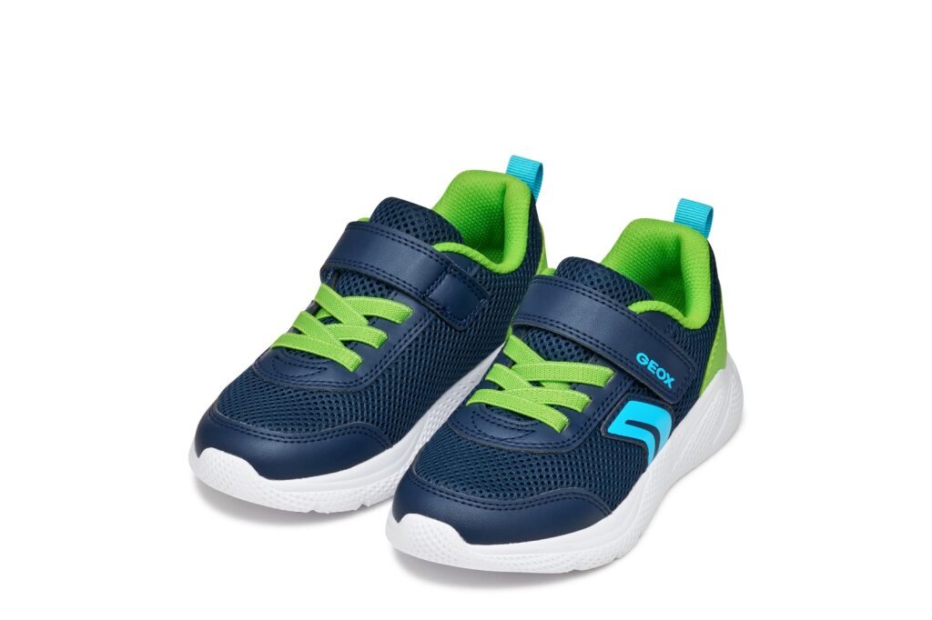Geox Geox J SPRINTYE B. A J36GBA 01454 C0749 Boys Navy / Lime Trainer NAVY/LIME Boys