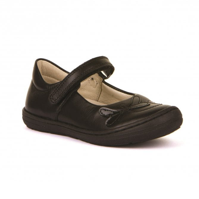 Froddo Mia DF G3140171-1 Black Leather School Shoes