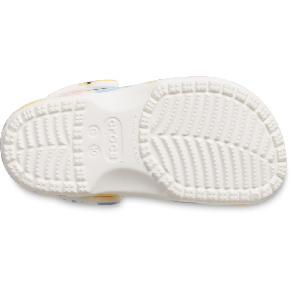 Crocs Kids Crocs Classic Graphic Toddler 41292-77318 Chalk Unisex
