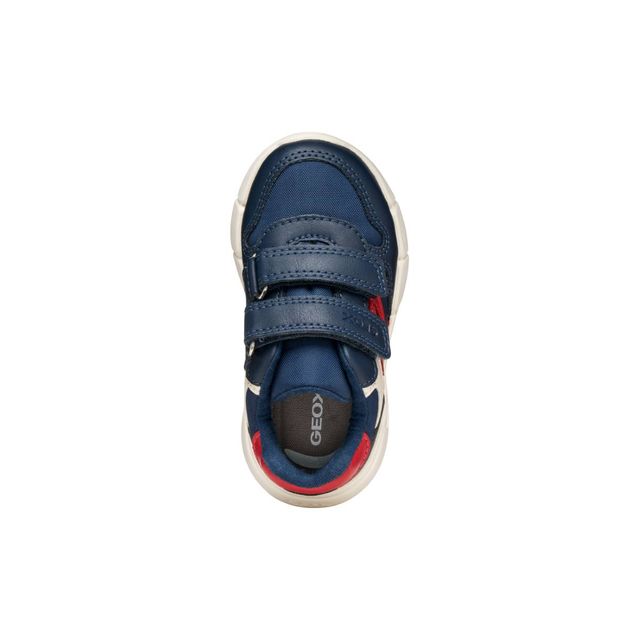 Geox J FLEXYPER B556GD 054DFU C0735 Navy/Red Boys Trainer