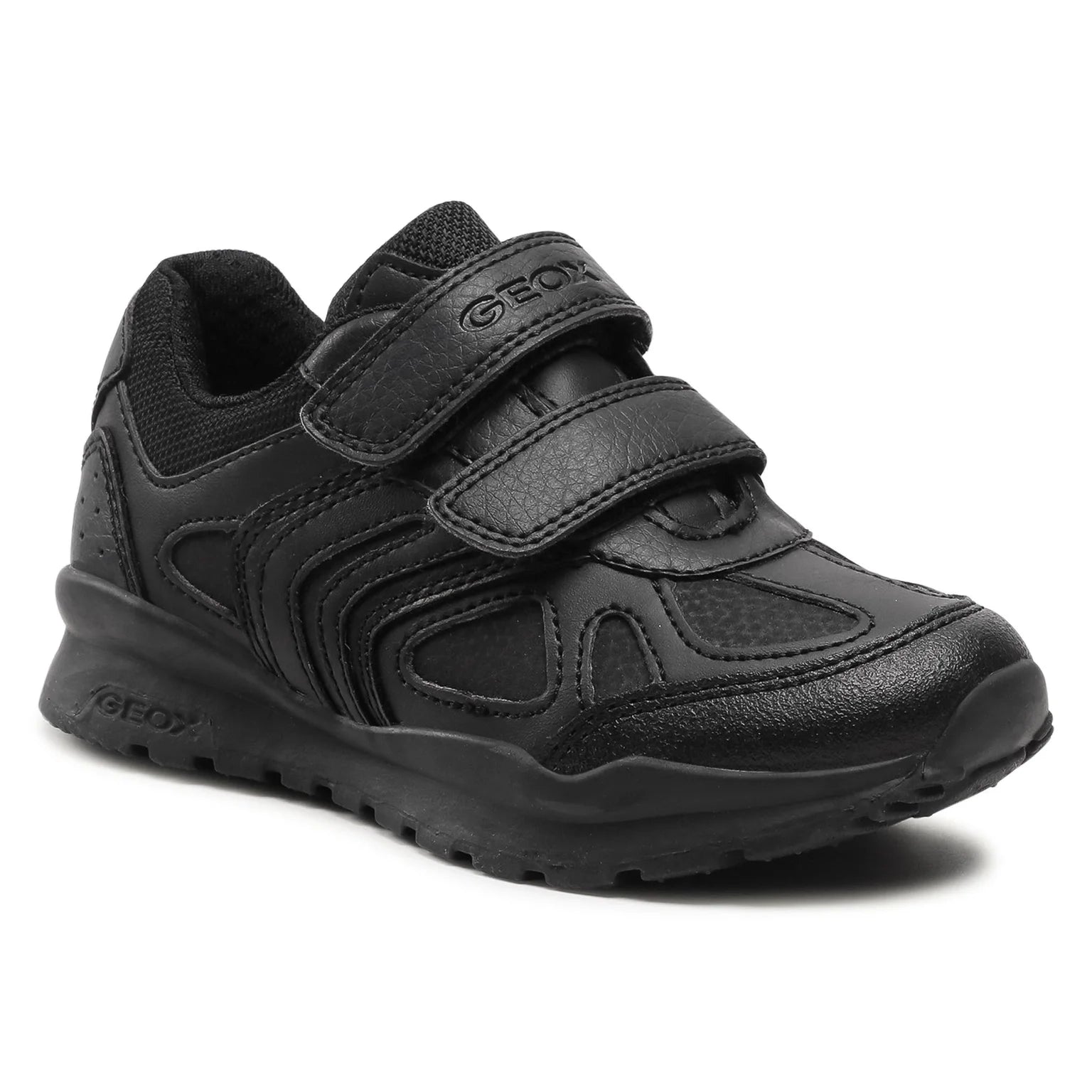 Geox J Pavel B. C J0415C 0BUCE C9999 Black School Shoes