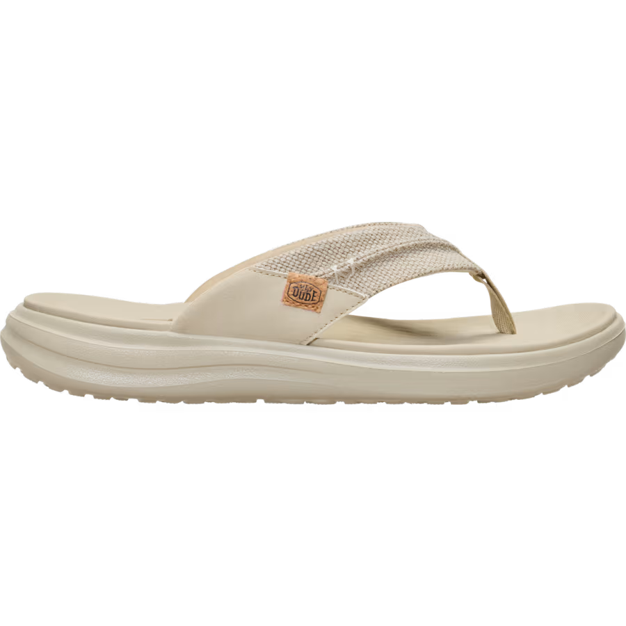 Hey Dude 45424 Finn Flip Braided Sandal Tan