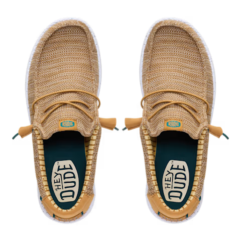 Hey Dude 41898 2LI Bone Brown Wally Stretch Sox