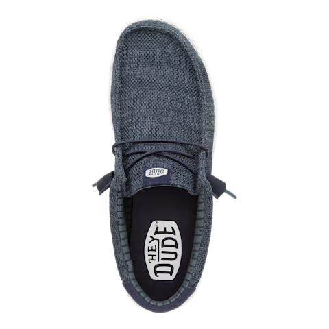 Hey Dude 41898-410 Navy Wally Stretch Sox