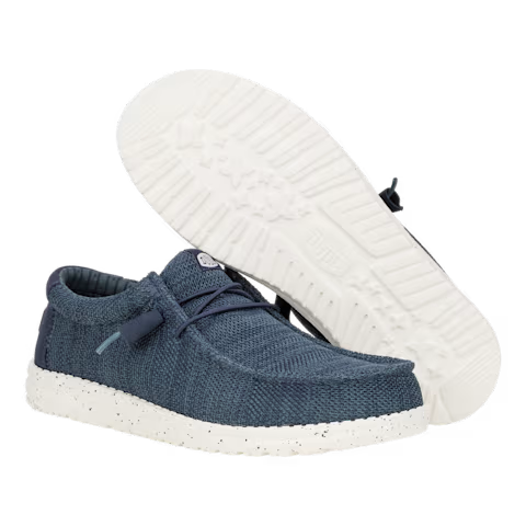 Hey Dude 41898-410 Navy Wally Stretch Sox