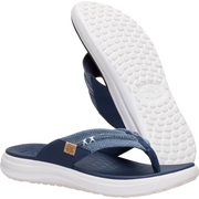 Hey Dude 45424 Finn Flip Braided Sandal Navy