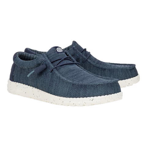 Hey Dude 41898-410 Navy Wally Stretch Sox