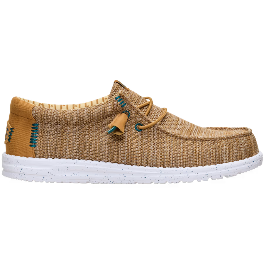 Hey Dude 41898 2LI Bone Brown Wally Stretch Sox