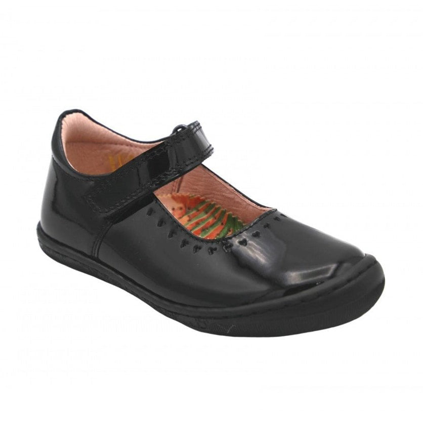 Petasil GISELE 5862-321 Black Patent School Shoe