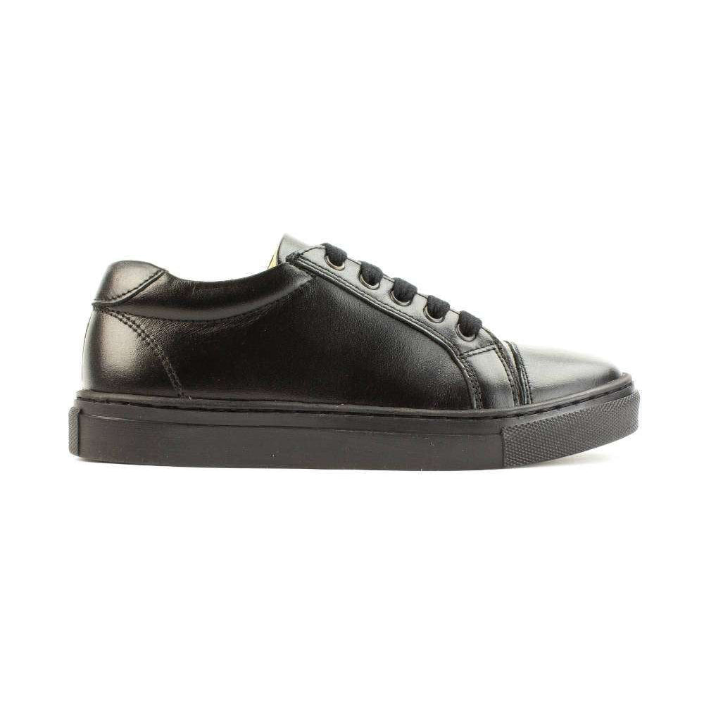 Petasil PEEL 5630/1 Lace Up Black School Shoes