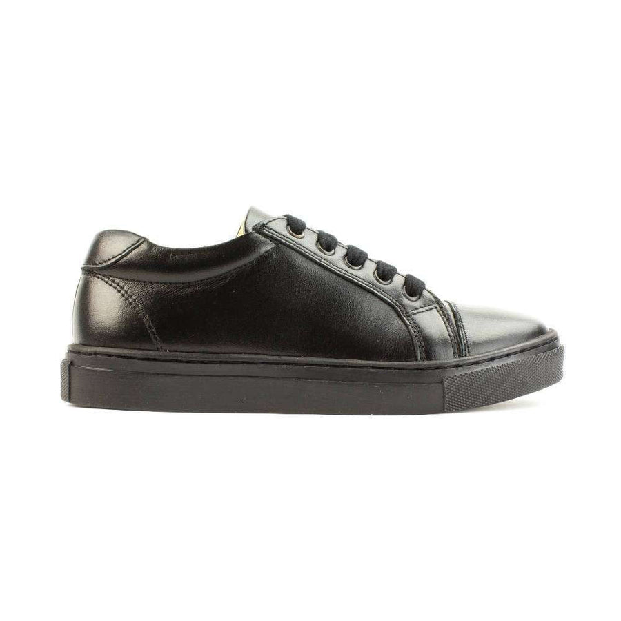 Petasil PEEL 5630/1 Lace Up Black School Shoes