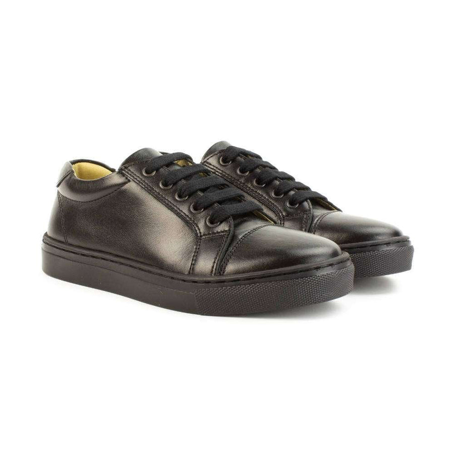 Petasil PEEL 5630/1 Lace Up Black School Shoes