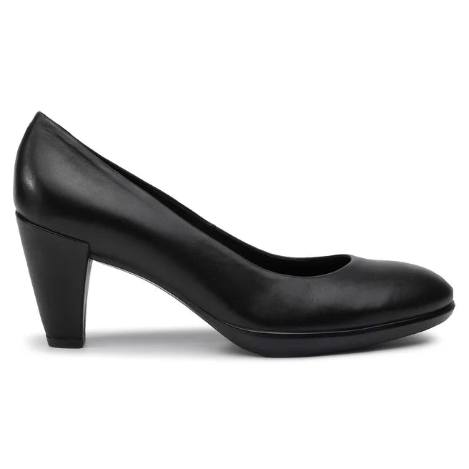 Ecco SHAPE 55 PLATEAU Black Court Shoe 26800301001