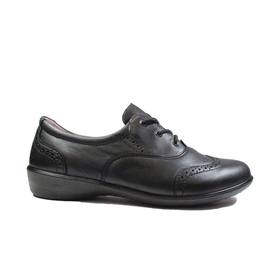 Ricosta Kate 50 8500202/090 Black Leather Medium School Shoes