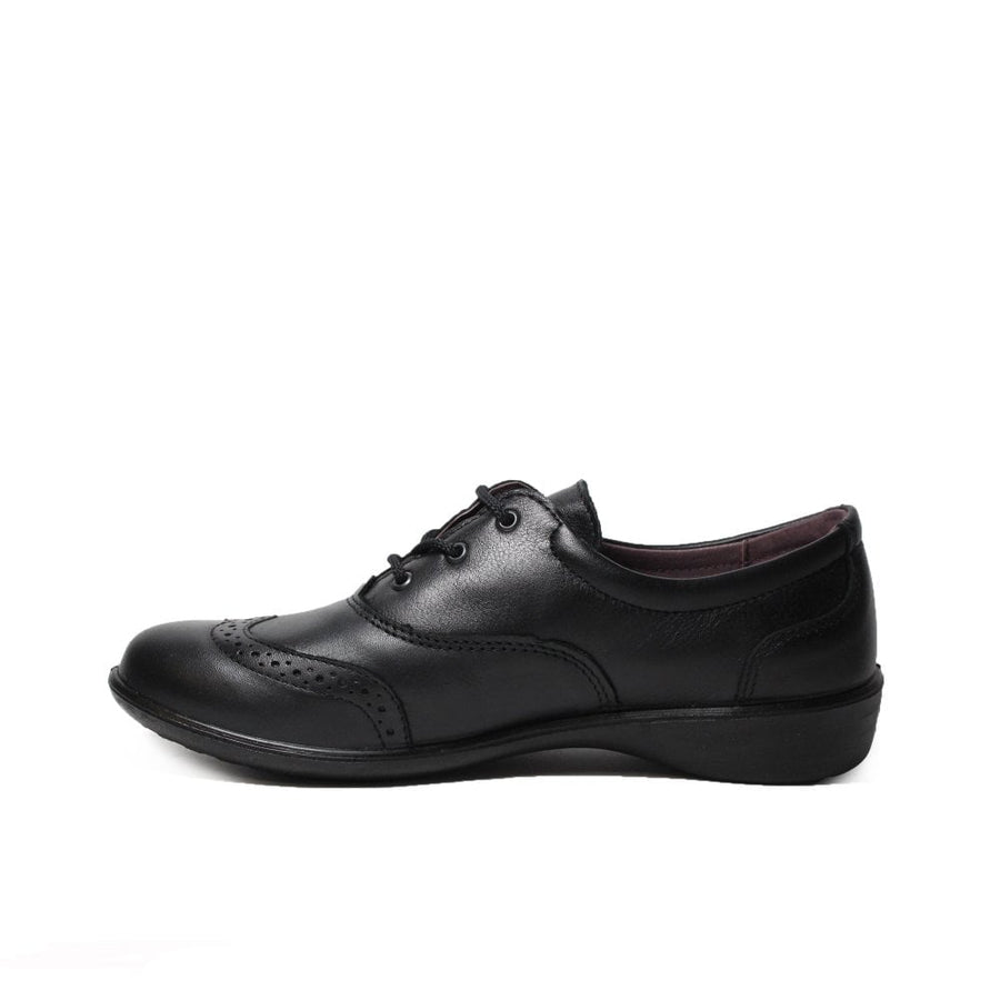 Ricosta Kate 50 8500202/090 Black Leather Medium School Shoes