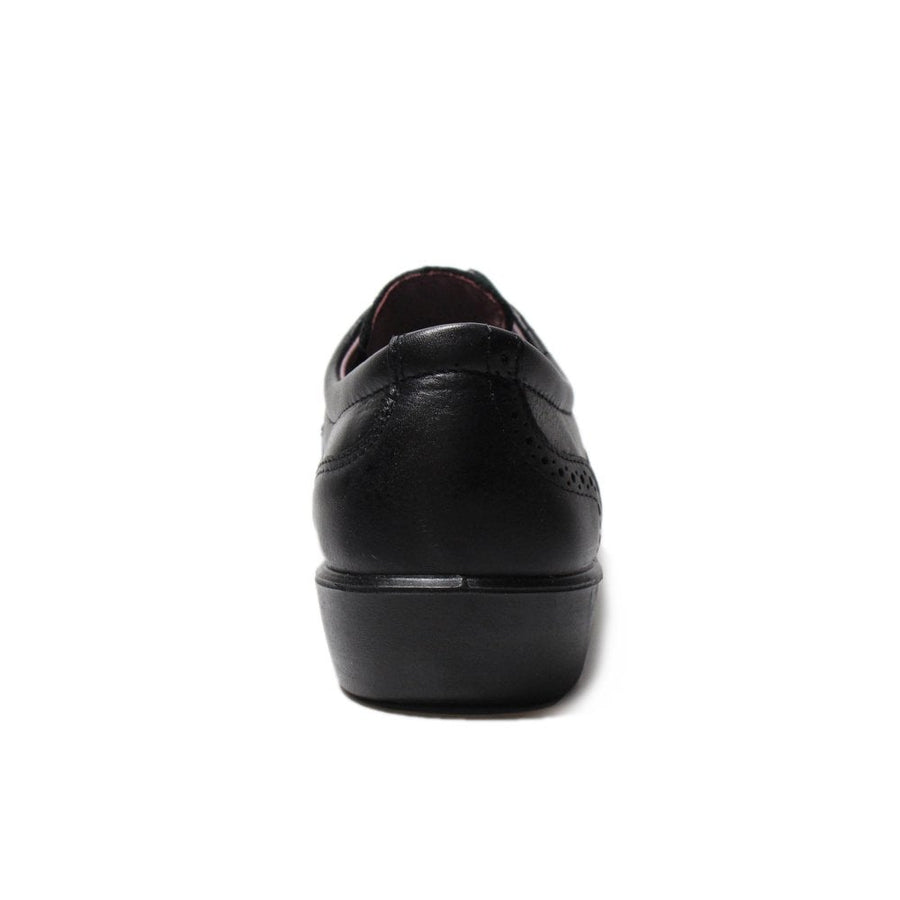 Ricosta Kate 50 8500202/090 Black Leather Medium School Shoes