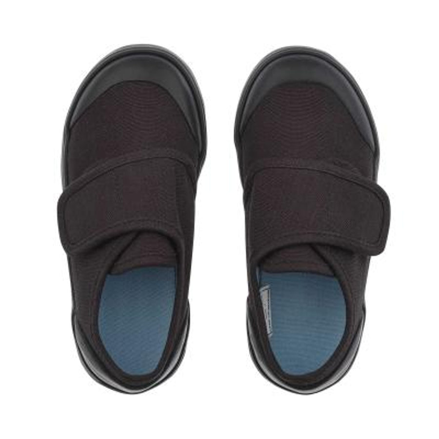 Start-Rite Skip 6529_7 Black Rip-tape Plimsolls F Width