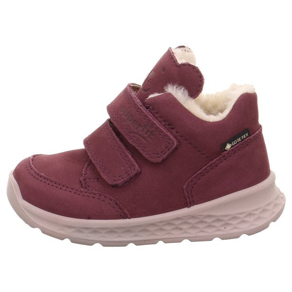 Superfit 1-000372-5010 Breeze Nubuck Burgundy Girls Waterproof Boot