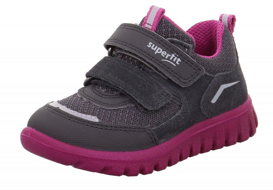 Superfit Sport7 Mini 006194-2000 Girls Grey/Pink Trainers
