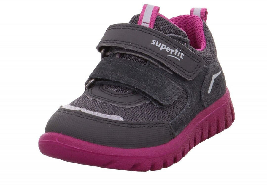 Superfit Sport7 Mini 006194-2000 Girls Grey/Pink Trainers