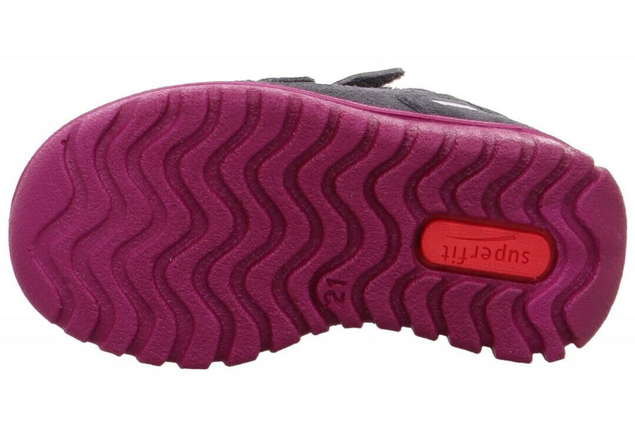 Superfit Sport7 Mini 006194-2000 Girls Grey/Pink Trainers